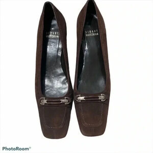 Stuart weitzman suede brown shoes 5.5
